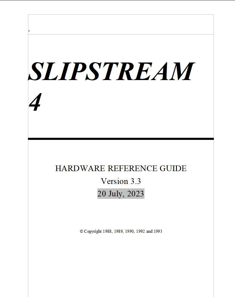 Slipstream Rev4 Reference Guide v3.3