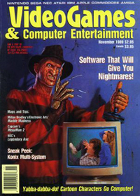 Video Games and Computer Entertainment Issue Nov 1989
